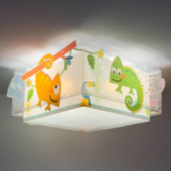 PLAFÓN DE TECHO INFANTIL ANIMALES JUNGLA 2