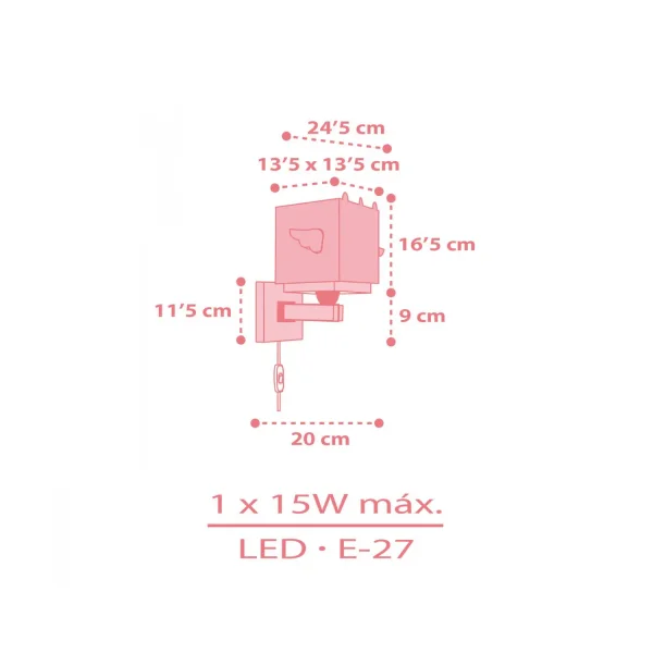 APLIQUE DE PARED INFANTIL LITTLE UNICORN APLIQUE DE PARED INFANTIL LITTLE UNICORN