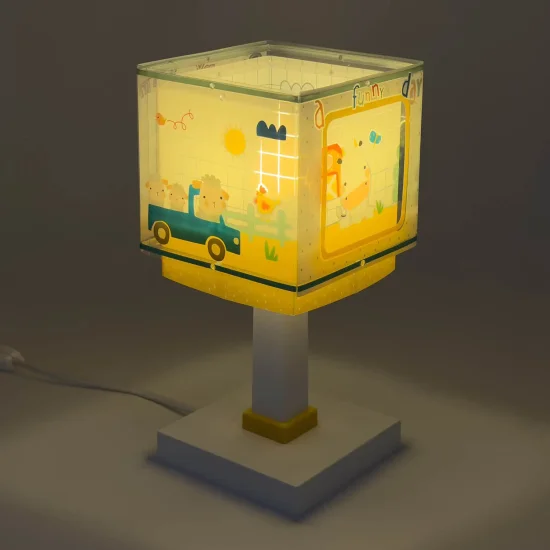 LÁMPARA DE MESA INFANTIL GRANJA ANIMALES 2