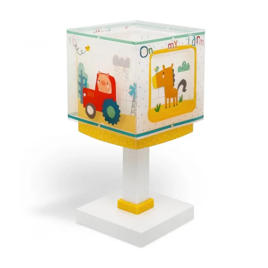 LÁMPARA DE MESA INFANTIL GRANJA ANIMALES