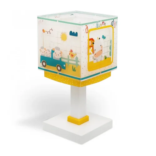 LÁMPARA DE MESA INFANTIL GRANJA ANIMALES LÁMPARA DE MESA INFANTIL GRANJA ANIMALES