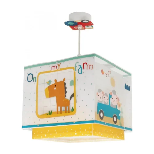 LÁMPARA DE TECHO INFANTIL GRANJA ANIMALES