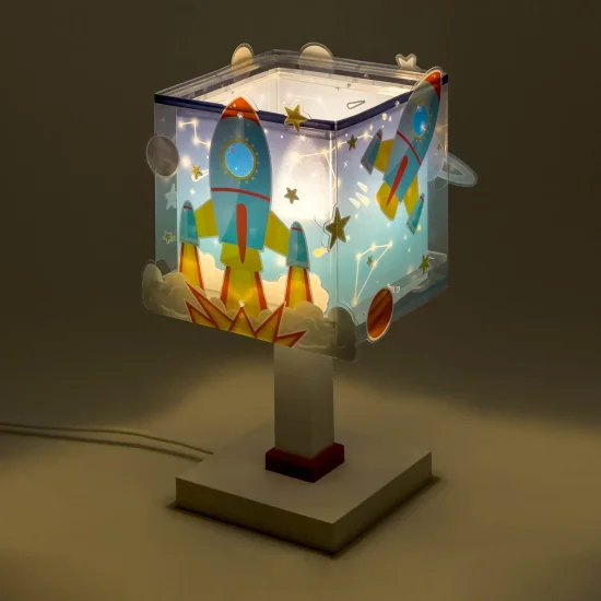 LÁMPARA DE MESA INFANTIL COHETE 2