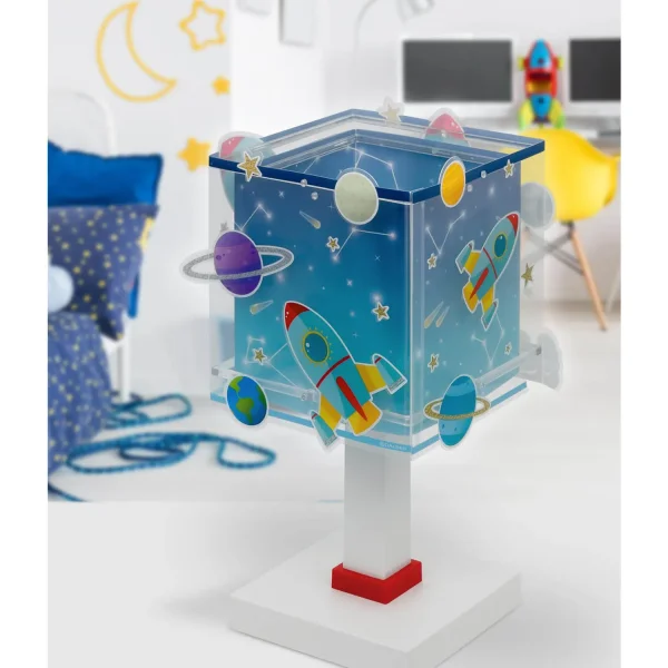 LÁMPARA DE MESA INFANTIL COHETE