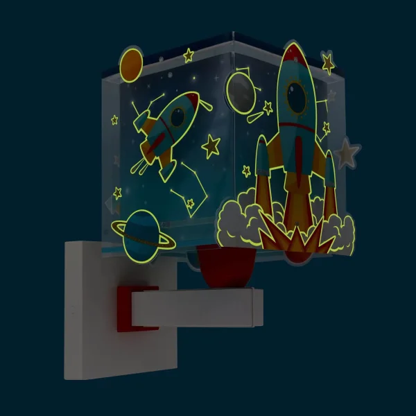 APLIQUE DE PARED INFANTIL COHETE APLIQUE DE PARED INFANTIL COHETE