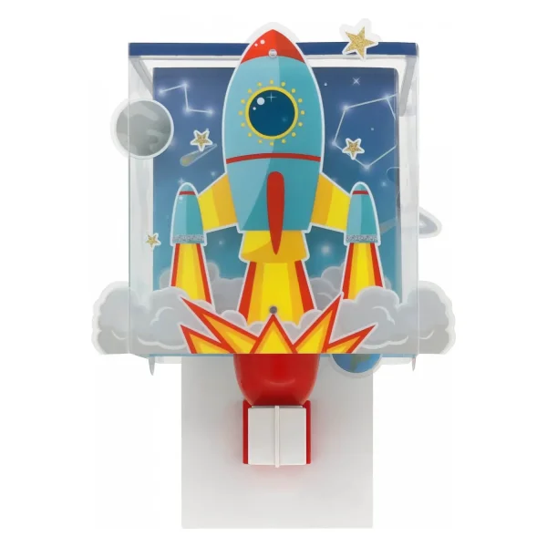 APLIQUE DE PARED INFANTIL COHETE APLIQUE DE PARED INFANTIL COHETE