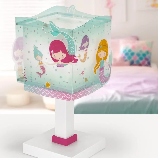 LÁMPARA DE MESA INFANTIL SIRENAS