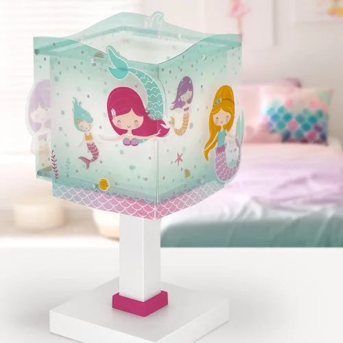 LÁMPARA DE MESA INFANTIL SIRENAS
