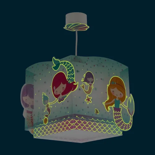 LÁMPARA DE TECHO INFANTIL SIRENAS