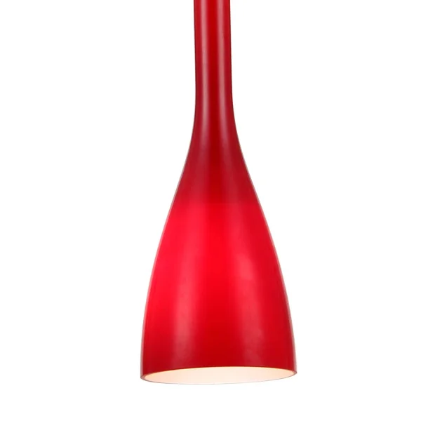 Lámpara Colgante 1 Luz Chelsea Rojo, Lámparas e Iluminación | Lúzete