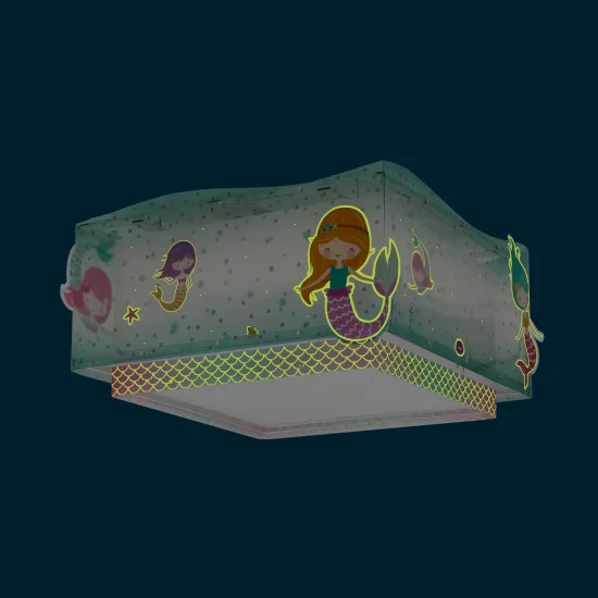 PLAFÓN DE TECHO INFANTIL 2 LUCES SIRENAS 2