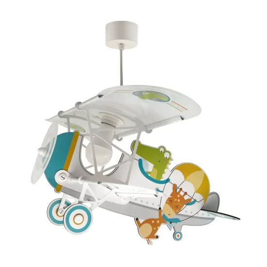 LÁMPARA DE TECHO INFANTIL CROCODILE PLANE