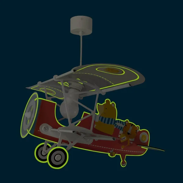 LÁMPARA DE TECHO INFANTIL TEDDY PLANE