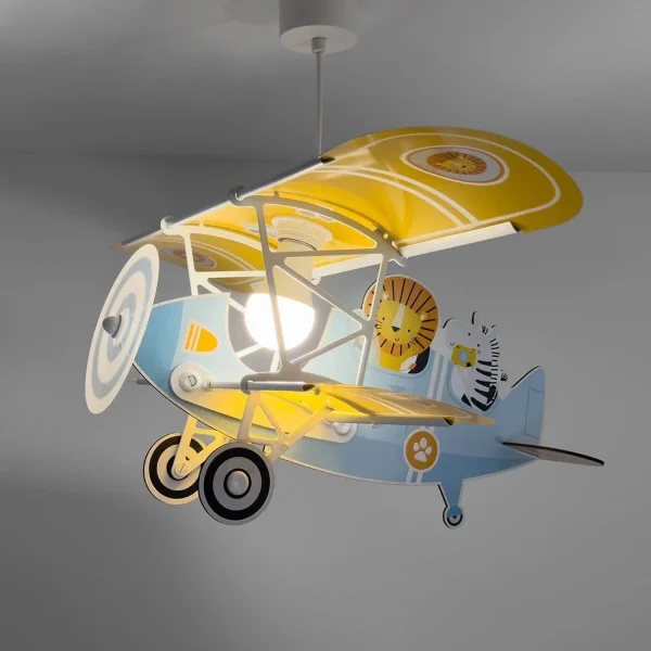 LÁMPARA DE TECHO INFANTIL LION PLANE LÁMPARA DE TECHO INFANTIL LION PLANE