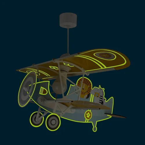 LÁMPARA DE TECHO INFANTIL LION PLANE LÁMPARA DE TECHO INFANTIL LION PLANE