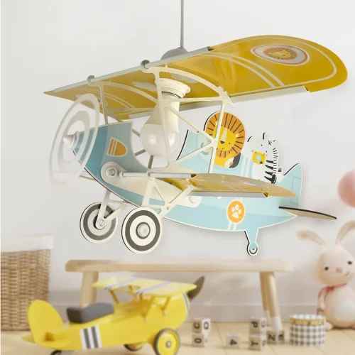 LÁMPARA DE TECHO INFANTIL LION PLANE LÁMPARA DE TECHO INFANTIL LION PLANE