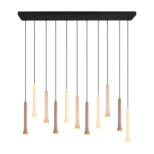 Lámpara De Techo Led 11 Luces 33W Regulable Base Rectangular Fabiola| Lúzete