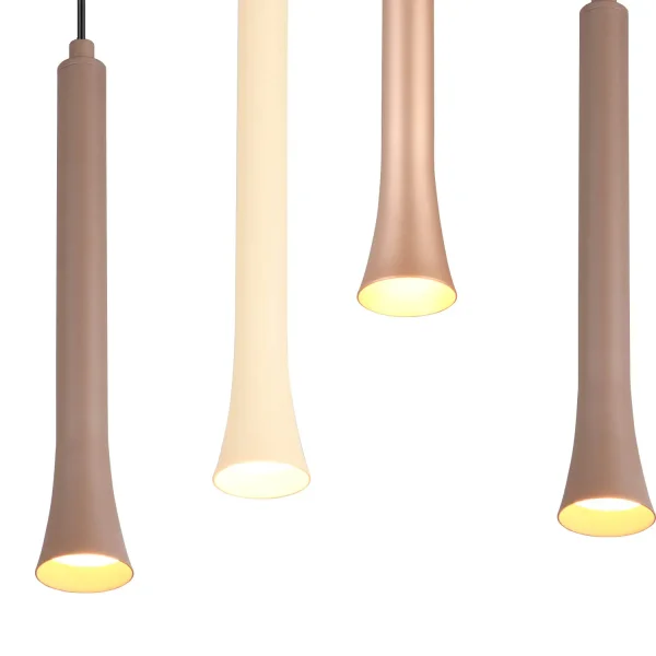 Lámpara De Techo Led 11 Luces 33W Regulable Base Rectangular Fabiola| Lúzete