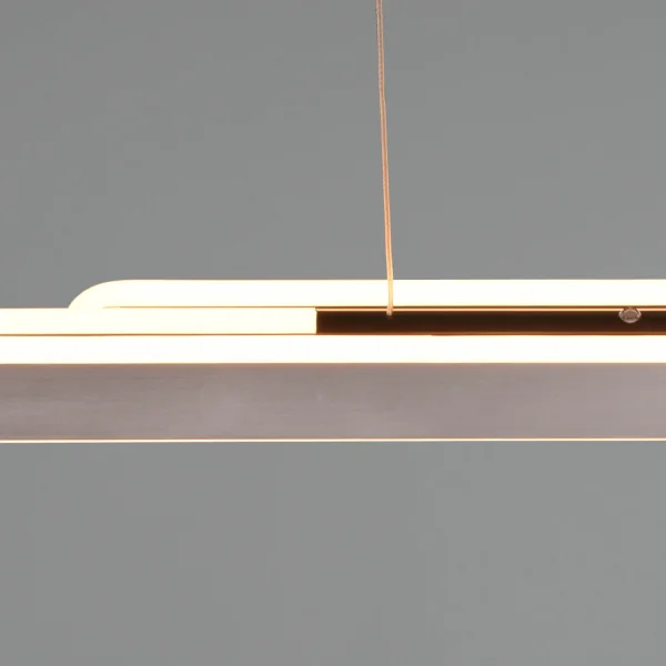 LÁMPARA DE TECHO COLGANTE LED 48W 2700-6500K ALUMINIO PULIDO HELENA