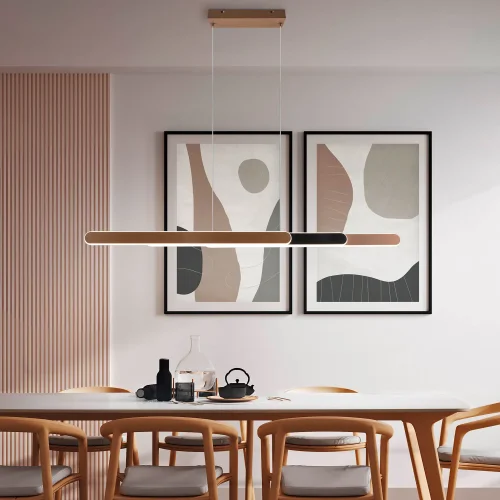 LÁMPARA DE TECHO COLGANTE LED 48W 2700-6500K COFFEE HELENA