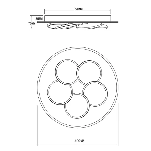 PLAFÓN LED 35W 2700-6500K BLANCO MILAN