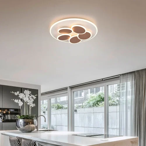 PLAFÓN LED 35W 2700-6500K GRIS MILAN