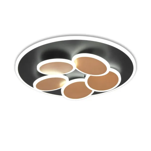 PLAFÓN LED 35W 2700-6500K NEGRO/ORO MILAN