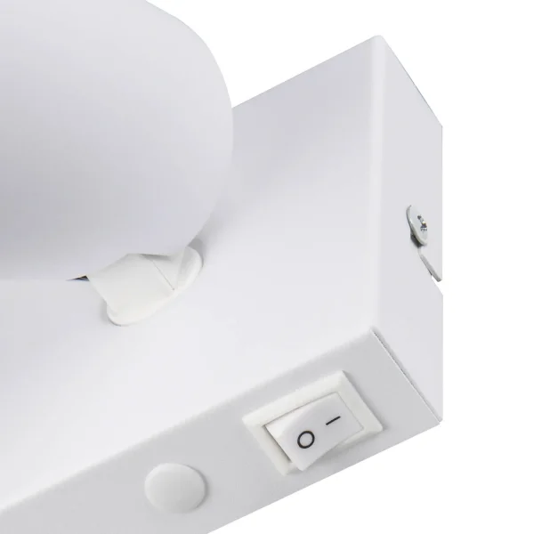 FOCO DE TECHO/PARED METAL BLANCO GU10 SILVANO