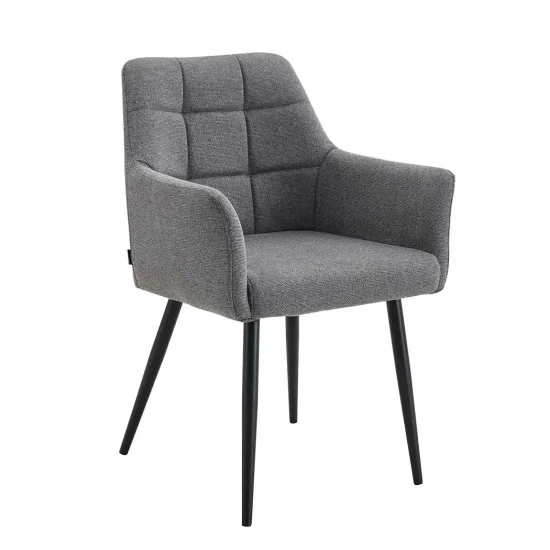 SILLÓN TAPIZADO GRIS FABRIZIO 2
