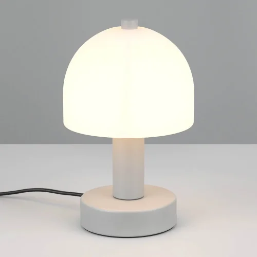 LÁMPARA DE MESA METAL GRIS ABSOLUTO E14 GASPAR LÁMPARA DE MESA METAL GRIS ABSOLUTO E14 GASPAR