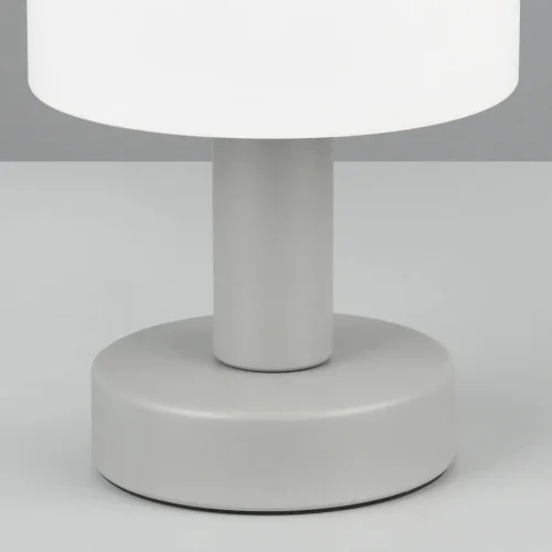 LÁMPARA DE MESA METAL GRIS ABSOLUTO E14 GASPAR LÁMPARA DE MESA METAL GRIS ABSOLUTO E14 GASPAR