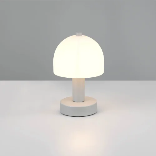 LÁMPARA DE MESA METAL GRIS ABSOLUTO E14 GASPAR LÁMPARA DE MESA METAL GRIS ABSOLUTO E14 GASPAR