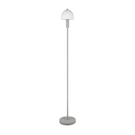 LÁMPARA DE PIE METAL GRIS ABSOLUTO E14 GASPAR
