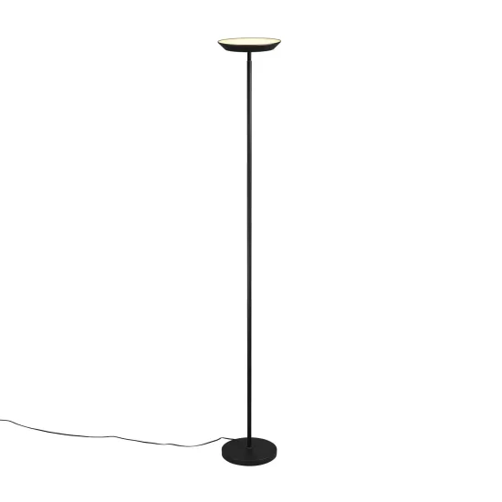 LÁMPARA DE PIE LED 17W REGULABLE 2700-6500K NEGRO SCHUBERT