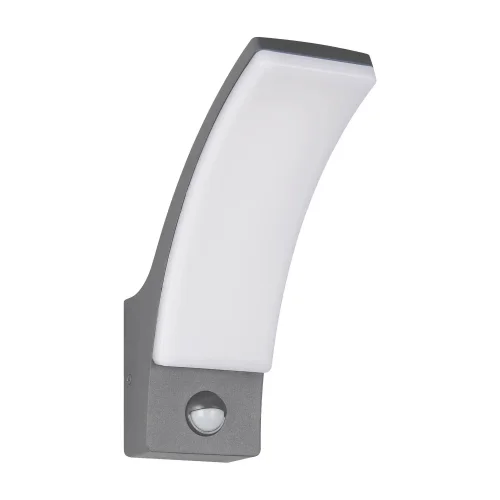 APLIQUE EXTERIOR 12,5W 4000K ANTRACITA IP44 C/SENSOR LIRIO
