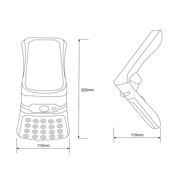 APLIQUE EXTERIOR SOLAR 3,5W 4000K C/SENSOR BASCULANTE IP44 TRELLIS