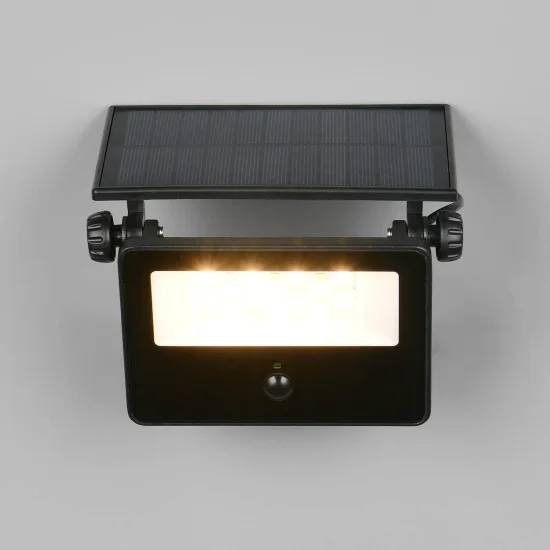 APLIQUE EXTERIOR SOLAR 10W 3000K-6000K SENSOR BASCULANTE IP54 MUSCARI 2