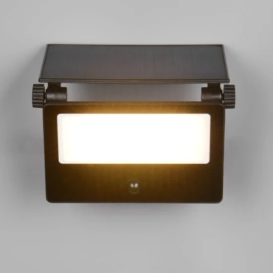 APLIQUE EXTERIOR SOLAR 18W 3000K-6000K C/SENSOR BASCULANTE IP54 MUSCARI 2