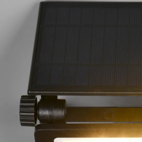 APLIQUE EXTERIOR SOLAR 18W 3000K-6000K C/SENSOR BASCULANTE IP54 MUSCARI