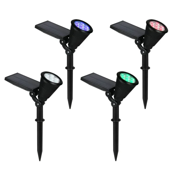 FOCO EXTERIOR SOLAR 1W C/SENSOR OSCURIDAD IP44 RGB FLAX