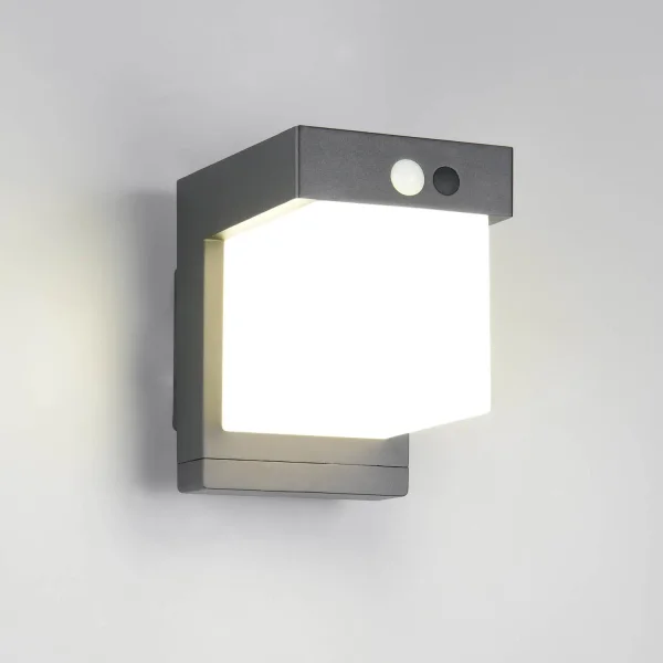 APLIQUE EXTERIOR SOLAR 5,5W 4000K C/SENSOR IP44 CORIANDER