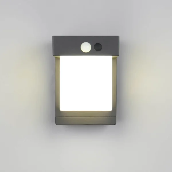 APLIQUE EXTERIOR SOLAR 5,5W 4000K C/SENSOR IP44 CORIANDER