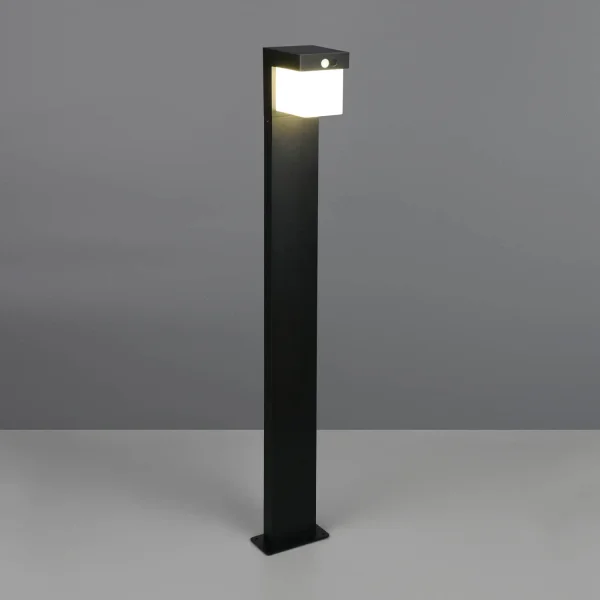 BALIZA EXTERIOR SOLAR 5,5W 4000K C/SENSOR IP44 100CM CORIANDER