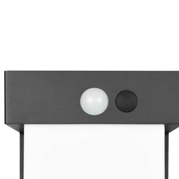 BALIZA EXTERIOR SOLAR 5,5W 4000K C/SENSOR IP44 100CM CORIANDER