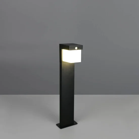 BALIZA EXTERIOR SOLAR 5,5W 4000K C/SENSOR IP44 50 CM CORIANDER 2