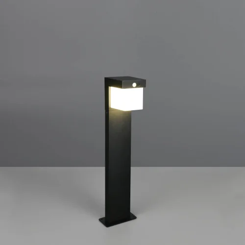 BALIZA EXTERIOR SOLAR 5,5W 4000K C/SENSOR IP44 50 CM CORIANDER