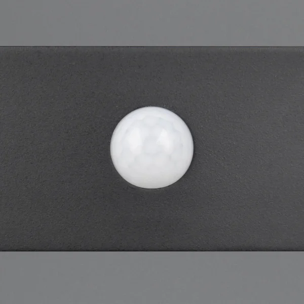 APLIQUE EXTERIOR SOLAR HÍBRIDO 6W 4000K C/SENSOR IP44 NEGRO BEGA