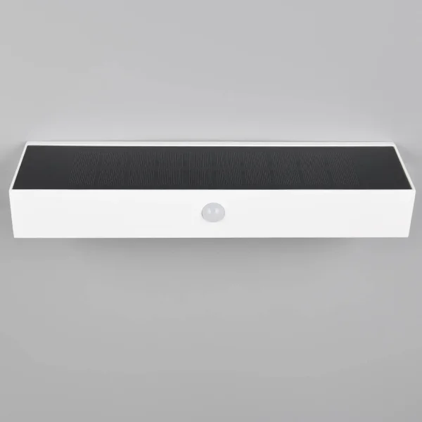 APLIQUE EXTERIOR SOLAR HÍBRIDO 6W 4000K C/SENSOR IP44 BLANCO SUNDEW