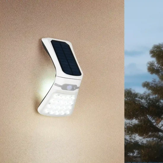 APLIQUE EXTERIOR SOLAR 3,5W 4000K C/SENSOR BASCULANTE IP44 TRELLIS