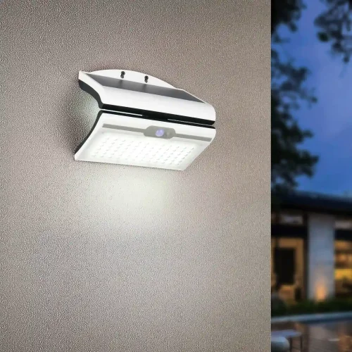APLIQUE EXTERIOR SOLAR 5W 4000K C/SENSOR BASCULANTE IP44 MACADAMIA